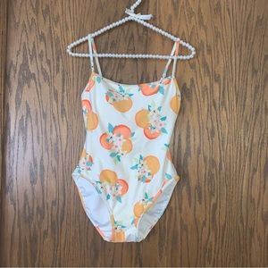 Kate Spade Small One Piece Swimsuit Summer Oranges CP